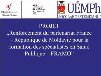 Lansarea proiectului Consolidarea parteneriatului Franța – Republica Moldova pentru formarea specialiștilor în Sănătate Publică